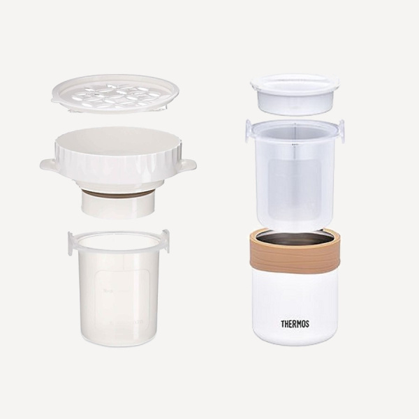 Термос-рисоварка THERMOS JBS-360 (Белый / Бежевый)
